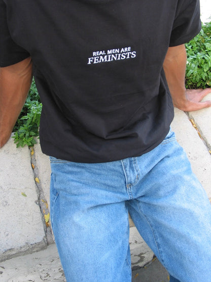 "Real Men Are Feminists" Perfect Comfy Tee
