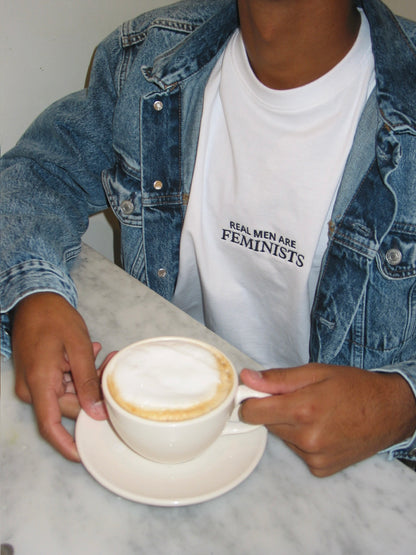 "Real Men Are Feminists" Perfect Comfy Tee