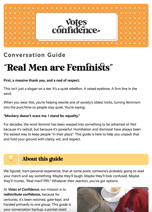 "Real Men Are Feminists" Conversation Guide