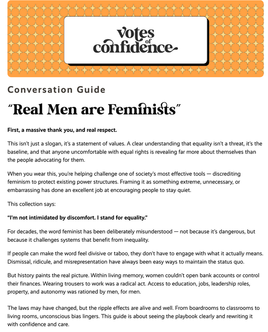 "Real Men Are Feminists" Conversation Guide