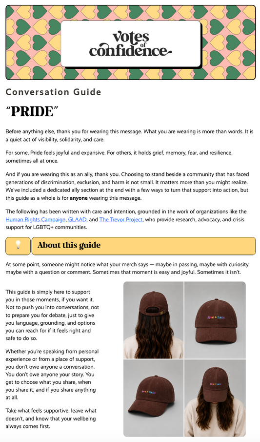 The “Pride” Conversation Guide